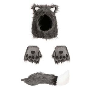 Gray Wolf Costume Set